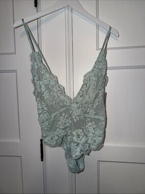 Target Mint Green Lace Teddy Bodysuit